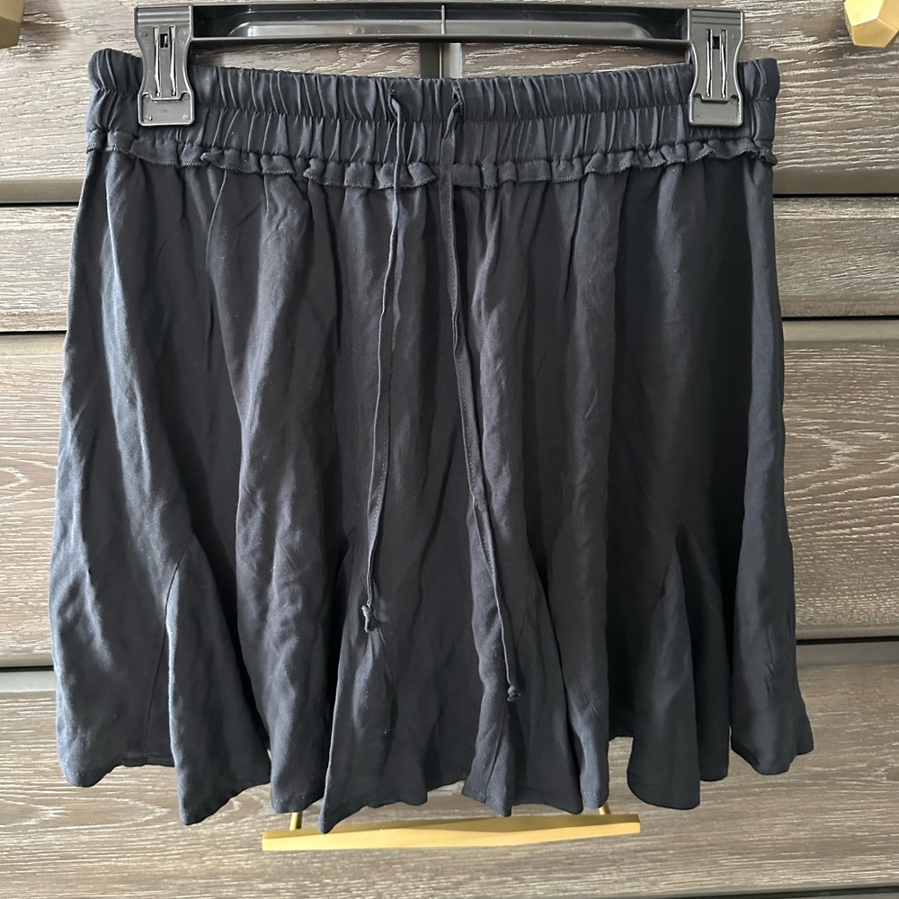 Black Drawstring Skirt